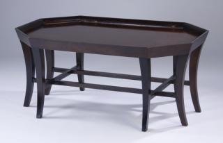 Appraisal: Octagonal coffee table l Late th century octagonal coffee table