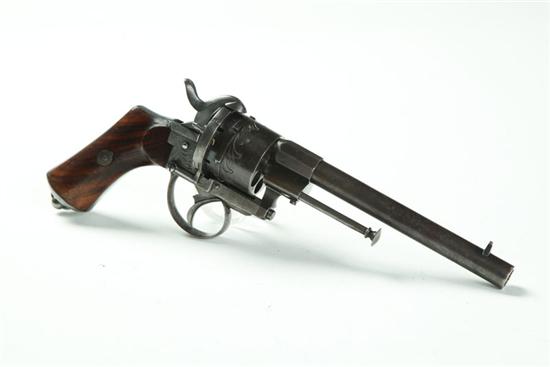 Appraisal: PINFIRE REVOLVER Double action caliber six-shot - '' round to