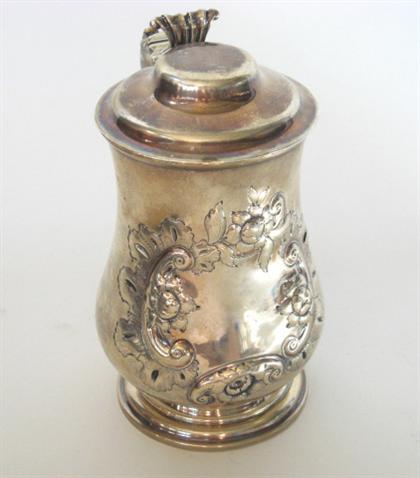 Appraisal: Silver tankard bailey and kitchen philadelphia circa The domed lid