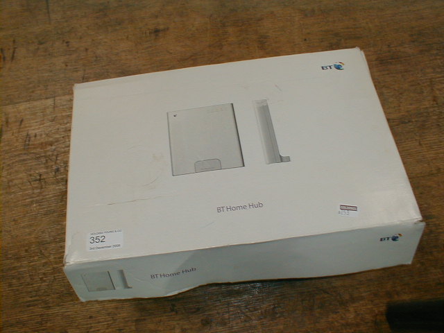 Appraisal: BT home hub boxed