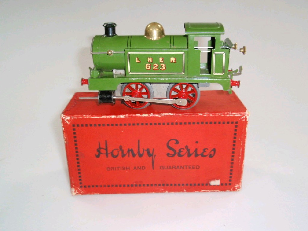 Appraisal: A Hornby No Tank Loco in LNER gauge boxed