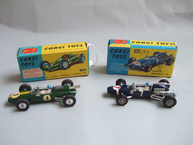 Appraisal: A Corgi Lotus Climax F racing car and Corgi Cooper