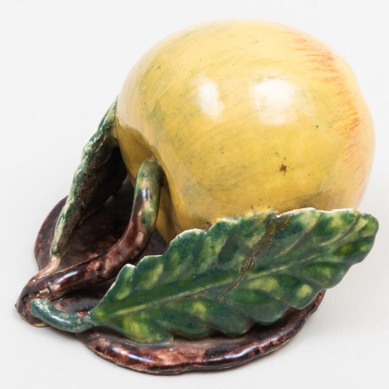 Appraisal: Delft Model of an Apple Unmarked x x in Condition