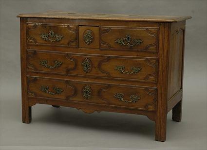 Appraisal: Louis XV-Style Walnut Commode x x in