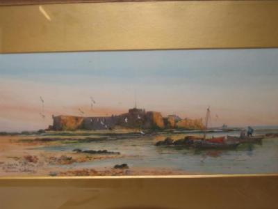 Appraisal: THOMAS SIDNEY Elizabeth Castle St Helier signed and inscribed x