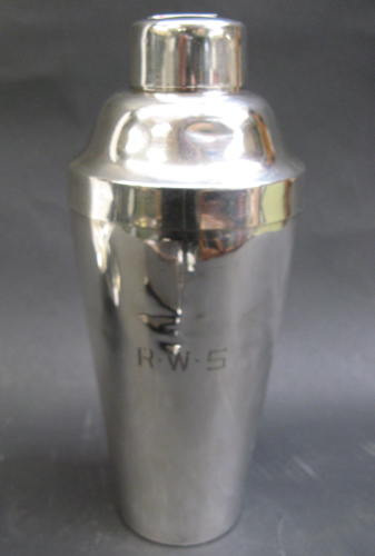 Appraisal: S KIRK SON PRESENTATION STERLING SILVER COCKTAIL SHAKER marked with