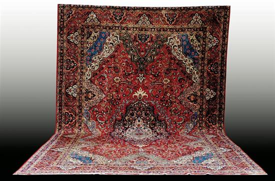 Appraisal: Persian Tabriz carpet circa s ' x '