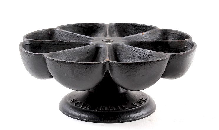 Appraisal: Cast Iron Eight Tray Star Nail Cup Offered for your