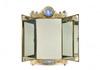 Appraisal: WALL MIRROR - th c French carved and gilded three