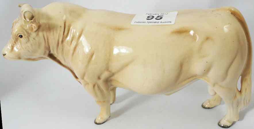 Appraisal: Beswick Charolais Bull Model a right horn broken