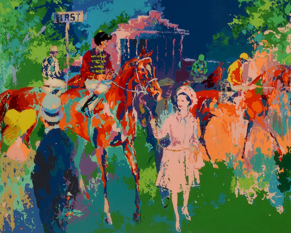 Appraisal: Leroy Neiman Serigraph 'The Queen at Ascot' Leroy Neiman U