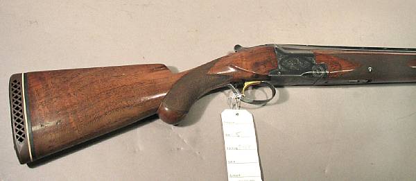 Appraisal: A gauge Belgian Browning Lightning superposed shotgun Serial no S