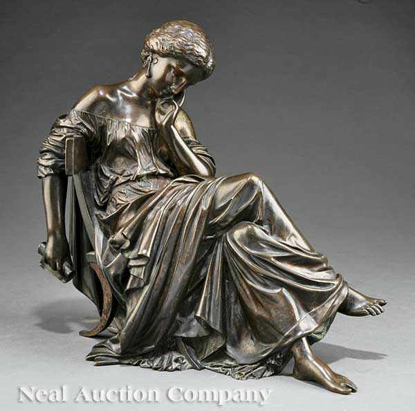 Appraisal: A Continental Bronze of the Poetess Sappho late th c