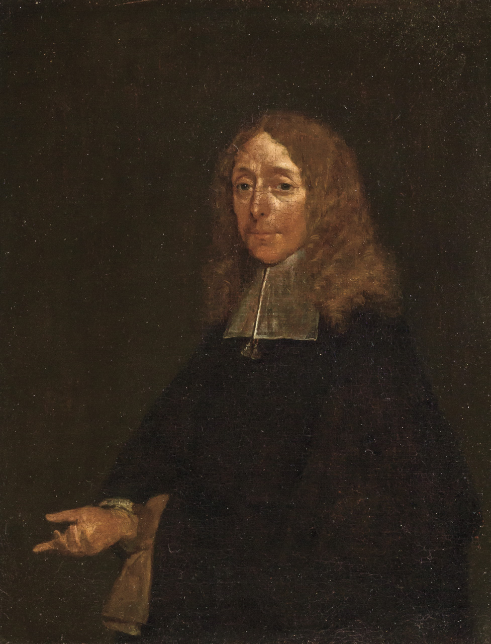 Appraisal: DUTCH SCHOOL Possibly th Century Portrait of a Gentleman oil