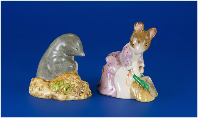 Appraisal: Two Royal Albert Beatrix Potter Figures Diggory Diggory Delvet and