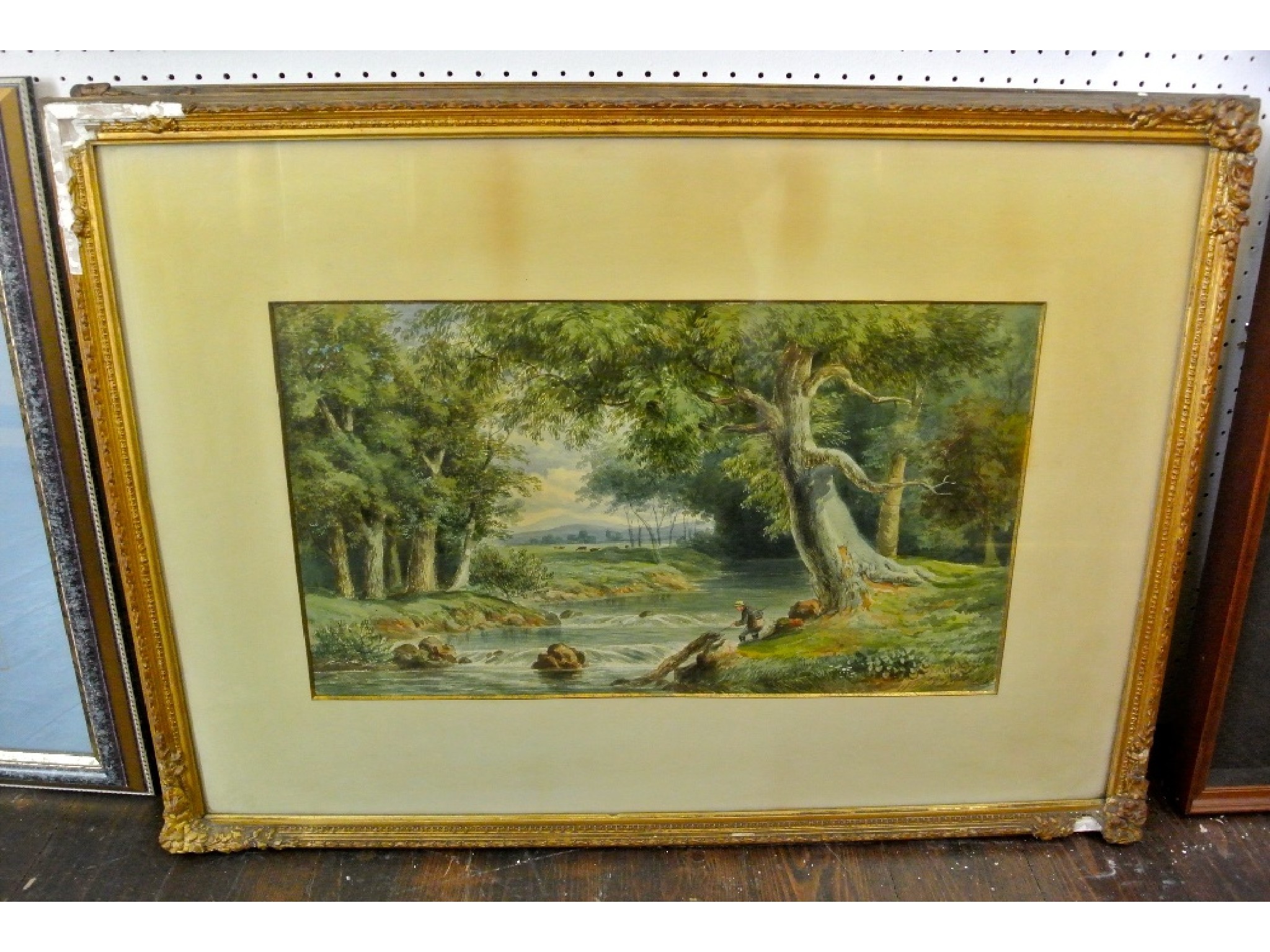 Appraisal: A pair of late th century watercolours one of a