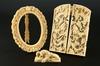 Appraisal: PCS TH C IVORY CARVINGS - Including Japanese Frames the