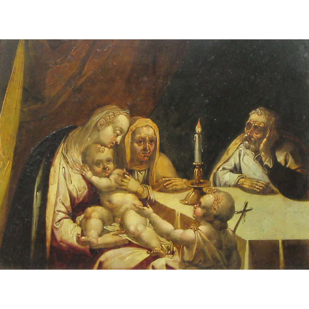 Appraisal: Flemish School Late th Century The Virgin and Child with