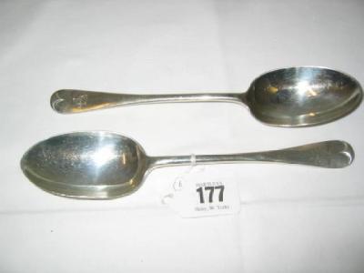 Appraisal: A SET OF SIX TABLE SPOONS to match previous lot