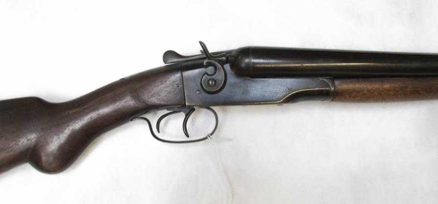 Appraisal: J STEVENS MODEL DOUBLE BARREL SXS SHOTGUN gauge barrels walnut