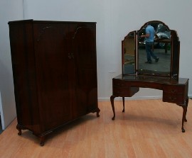 Appraisal: An early th century mahogany dressing table