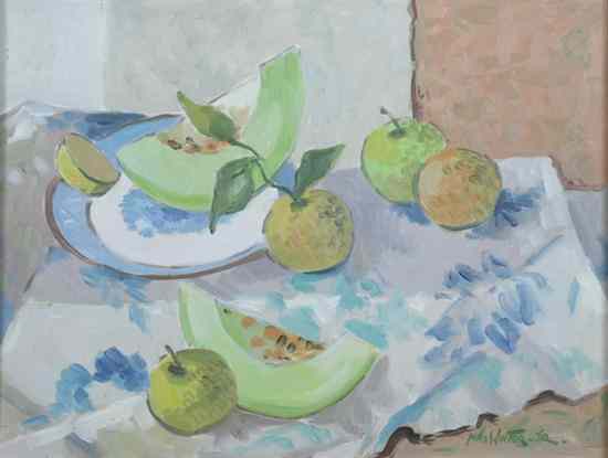 Appraisal: MILO KENDALL WINTER JR American - STILL LIFE WITH MELON