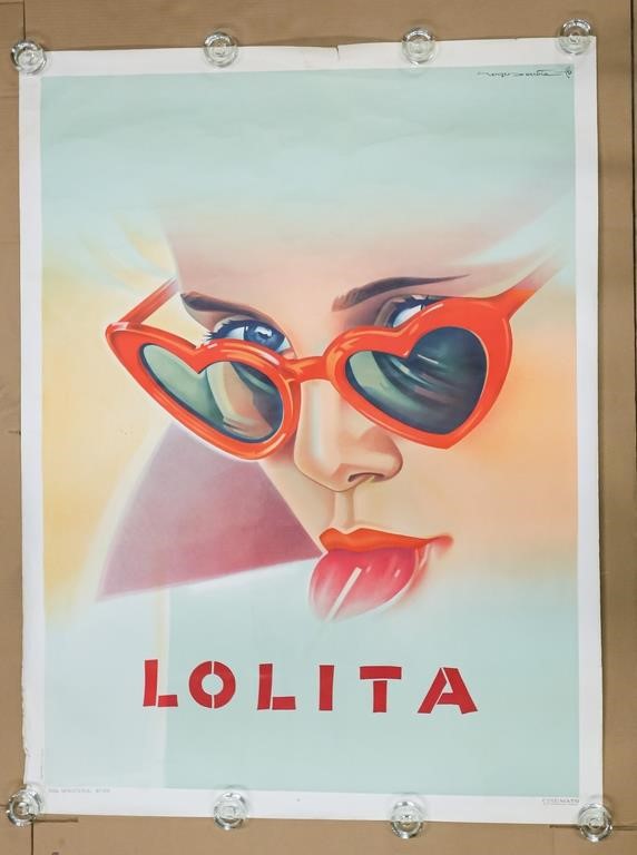 Appraisal: Roger Soubie French - poster for the film Lolita directed