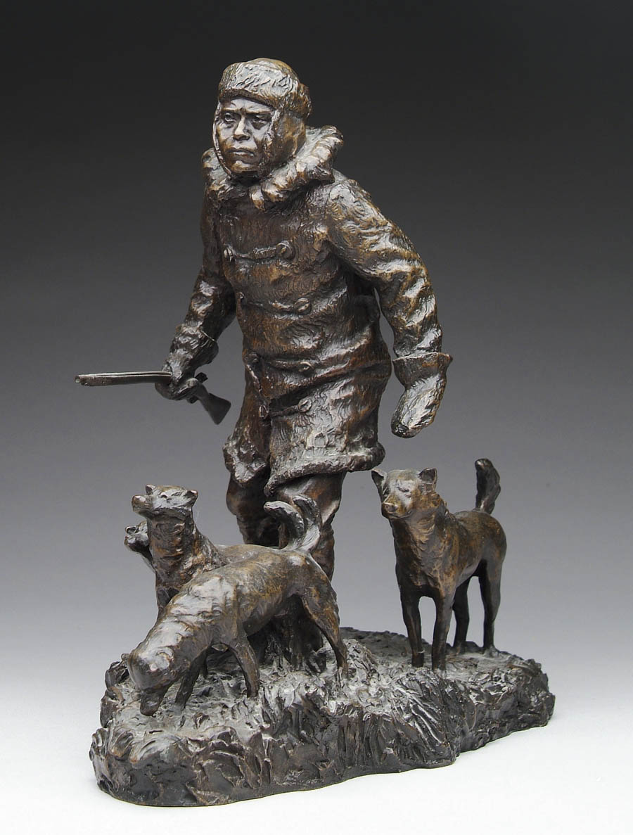 Appraisal: LOUIS MCCLELLAN POTTER American - LARGE BRONZE FIGURAL GROUP OF