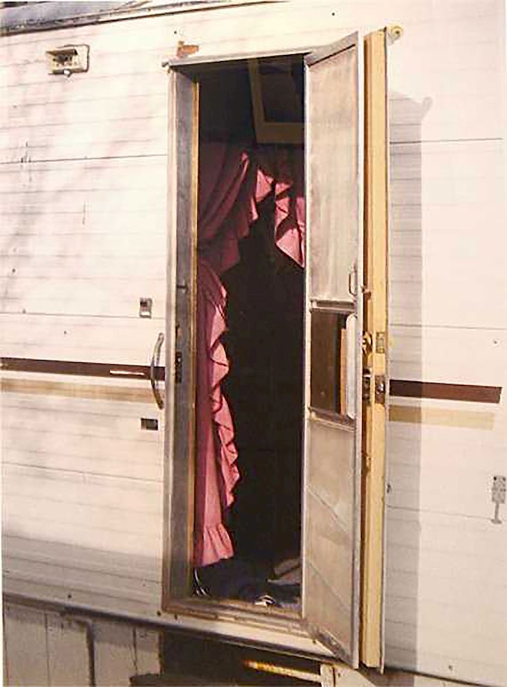 Appraisal: WILLIAM EGGLESTON Untitled open door into trailer Arizona - Iris