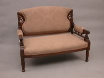 Appraisal: A Petite Settee This sette measures apprx - x -