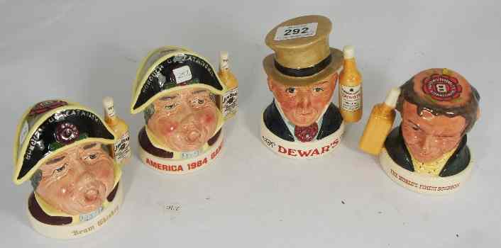 Appraisal: Royal Doulton Small Whisky Decanters Jim Bean Bourbon x and