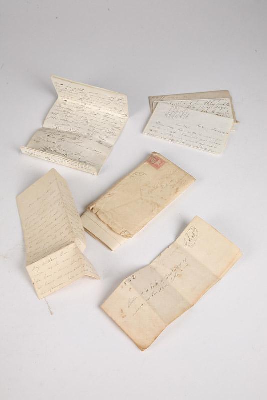 Appraisal: LEWIS FAMILY CIVIL WAR ARCHIVE Twenty-three letters mostly between Libby