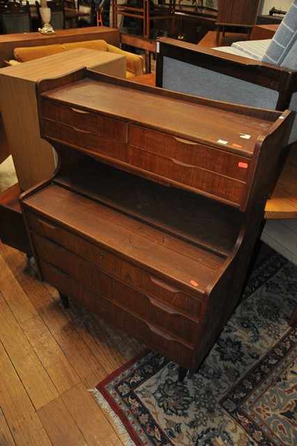 Appraisal: A DANISH TEAK BUREAU