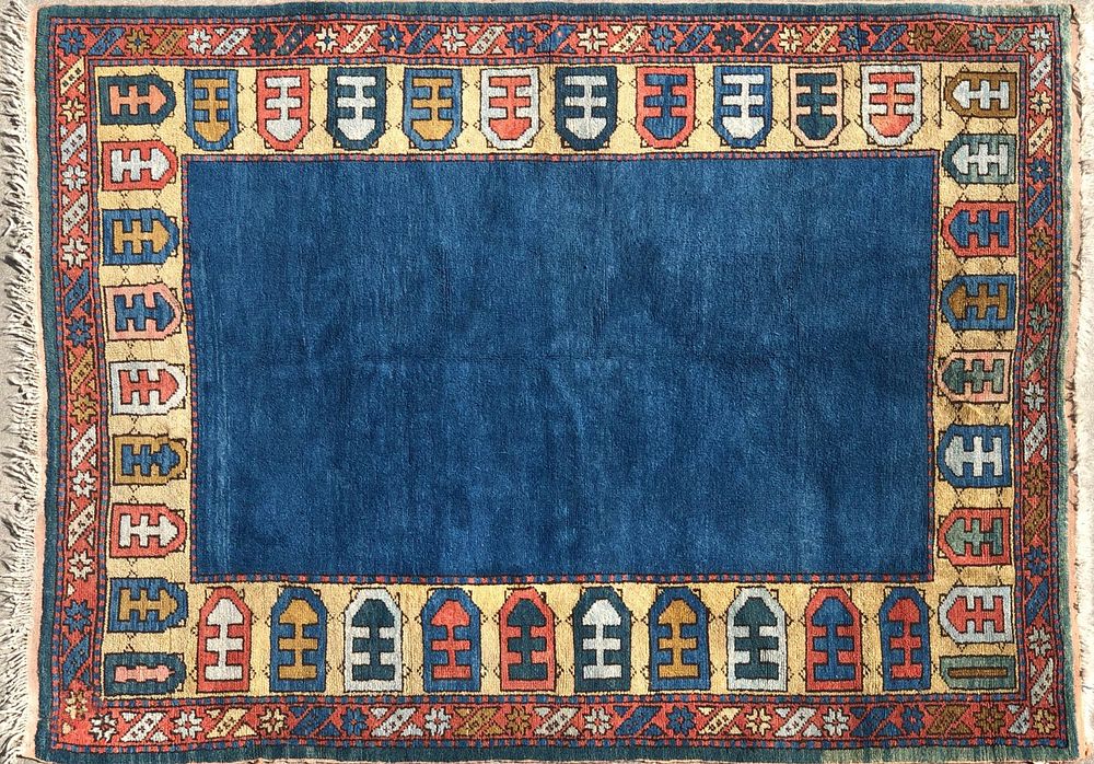 Appraisal: Vintage Hand Woven Turkish Wool Carpet Vintage Hand Woven Turkish