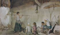 Appraisal: Sir William Russell Flint English - The Tale Bearer Photolithograph