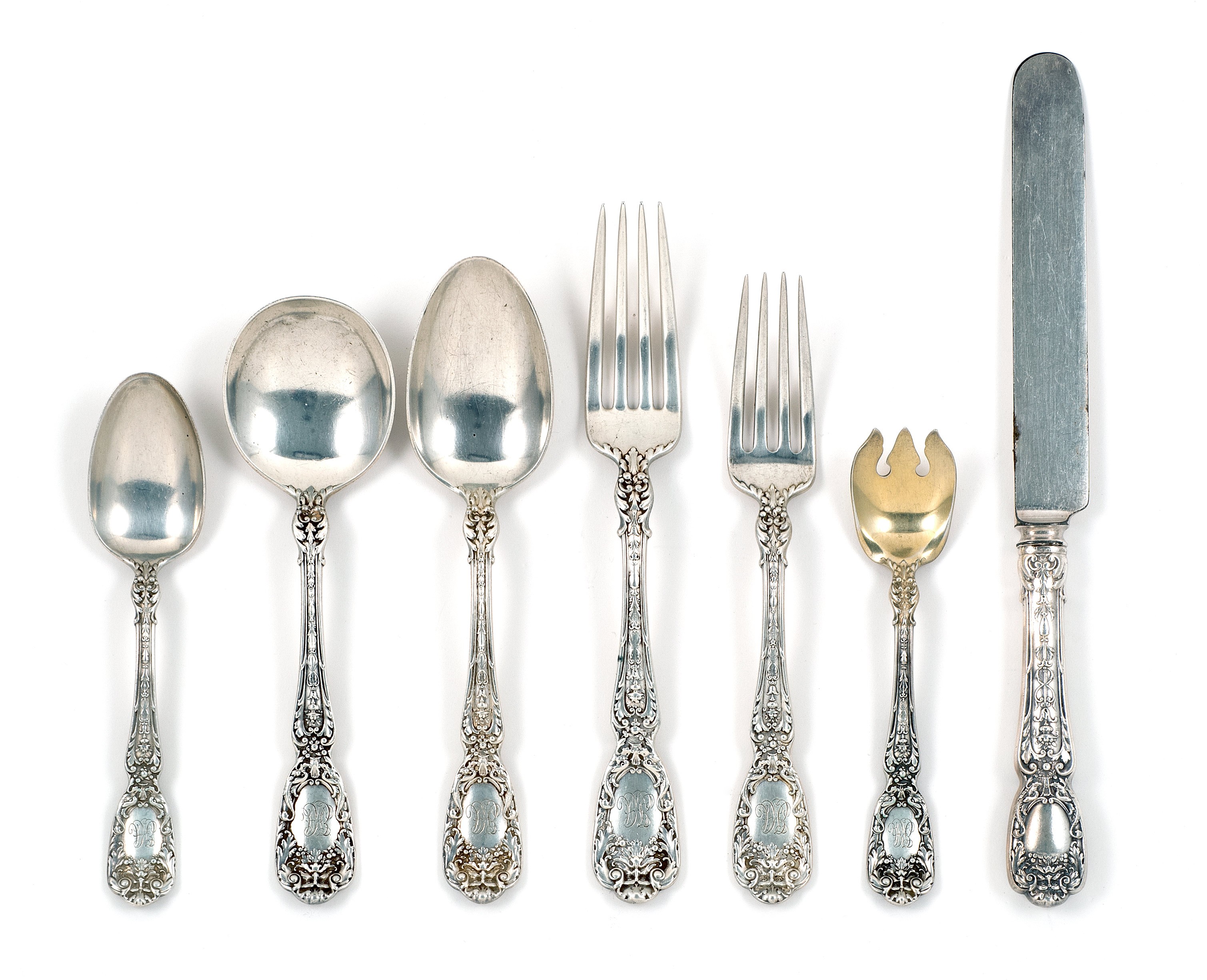 Appraisal: PARTIAL STERLING SILVER FLATWARE SET BY GORHAM MFG CO In