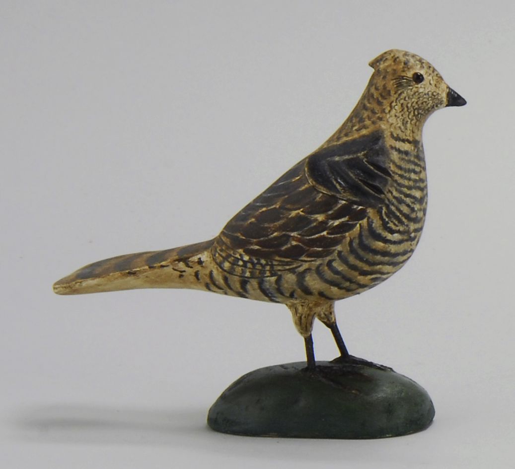 Appraisal: MINIATURE RUFFED GROUSE By Kathy Kearn Glass eyes Mounted on