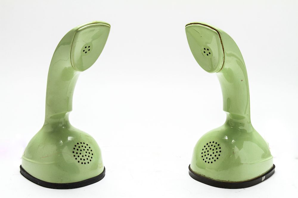 Appraisal: Ericsson Ericofon 'Cobra' Modern Telephones Pcs Two Ericsson Ericofon 'Cobra'