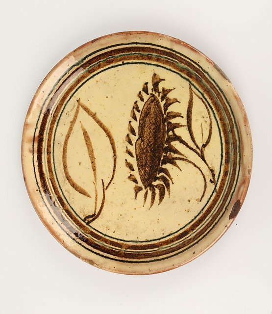 Appraisal: Bernard Leach British - attributed to at Winchcombe PotteryPlate circa