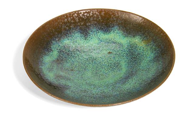 Appraisal: Property from a Private Westwood California Collection Bowl green brown