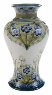 Appraisal: William Moorcroft Florian Ware Vase Burslem England early s for