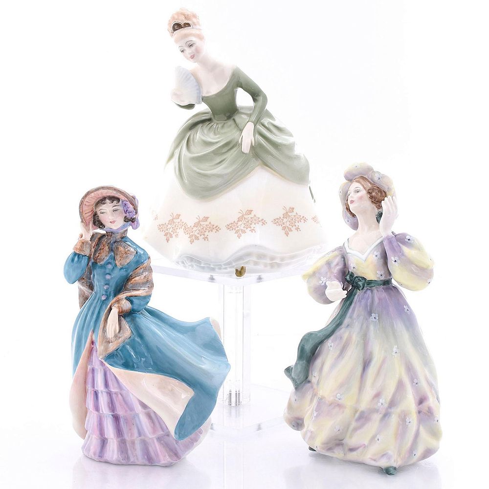 Appraisal: ROYAL DOULTON FIGURINES PRETTY LADIES HN HN HN Delphine Soiree