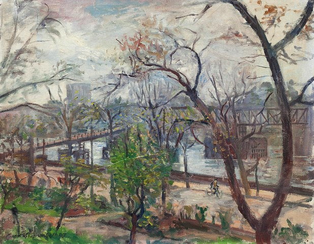 Appraisal: Rupert Shephard British - Battersea Park London signed and dated