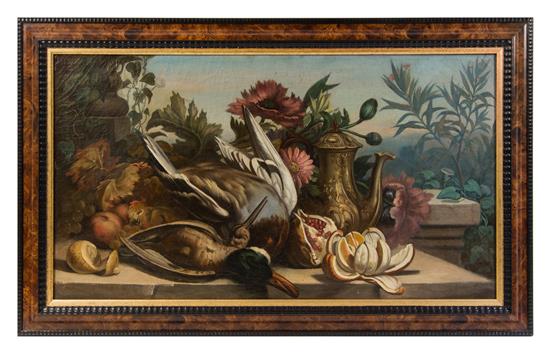 Appraisal: Sale Lot Artist Unknown Continental th Century Still Life with