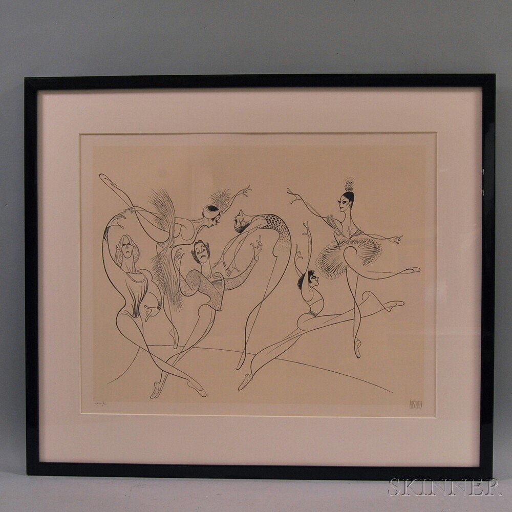 Appraisal: Albert Hirschfeld American - American Ballet Signed HIRSCHFELD in pencil