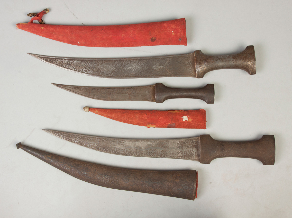 Appraisal: Three Middle Eastern Mughal Daggers