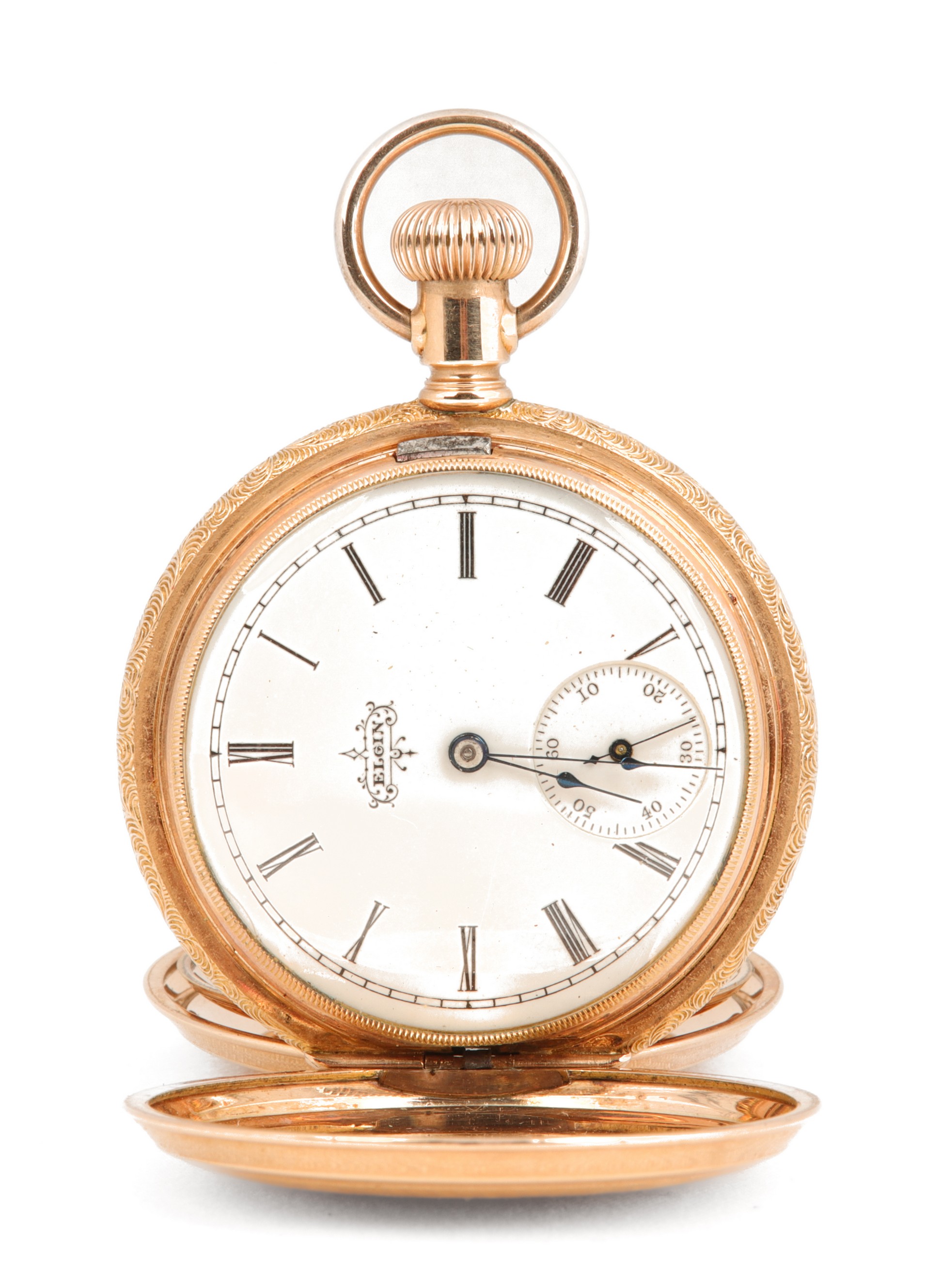 Appraisal: Elgin HC s J pocket watch SN warranted case marked