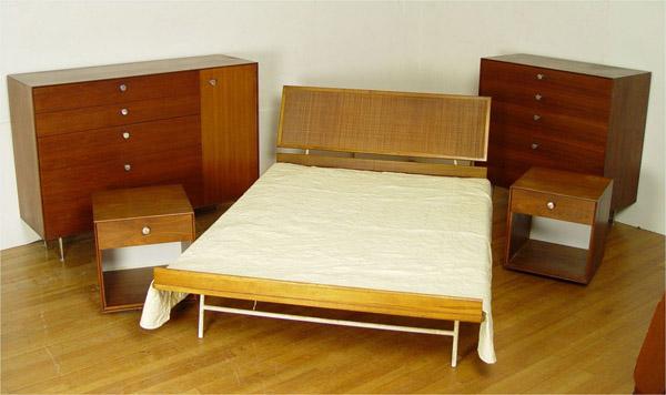 Appraisal: PIECE GEORGE NELSON FOR HERMAN MILLER MID CENTURY BEDROOM SUITE