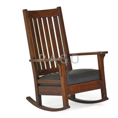 Appraisal: L J G STICKLEY Rocker Condition Report