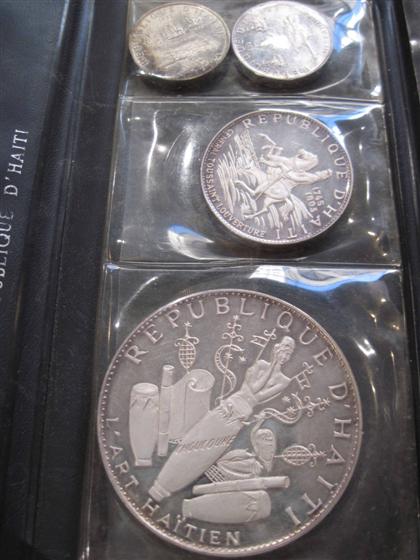 Appraisal: Collection of twelve silver commemorative medals boxed